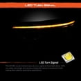 thumbnail image 4 of AKKON - Fits 2017-2022 Honda CR-V LX/EX/EX-L 4DR [Halogen Type] Projector Chrome Headlight Driver w/ LED DRL Running Signal Lamp, 4 of 6