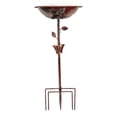 thumbnail image 2 of 30" Metal Birds Bath for Outside, Detachable Outdoor Birds Baths Water Bowl with Stake, Easy to Clean, Vintage Freestanding Birdbath and Birdfeeder for Garden Yard Outdoor Decor, 2 of 6