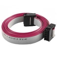 thumbnail image 1 of FC-8P IDC 8Pin F/F Cable de extensión de datos para disco duro, cable plano de cinta, conector de 100 cm de largo para placa base, 1 of 2