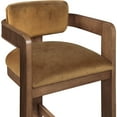 thumbnail image 5 of Meridian Furniture Sacha Saddle Velvet Stool, 5 of 9