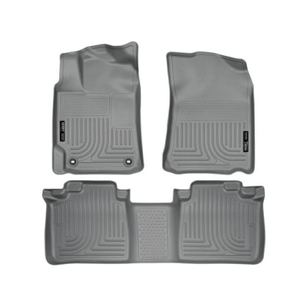 Husky Liners 98902 Weatherbeater Floor Mats Fit 2012-2017 Toyota Camry - Front/2nd Seat - Grey