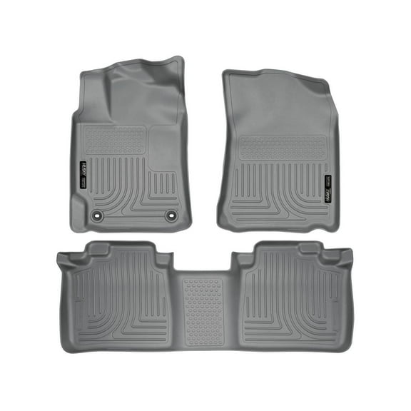 Husky Liners 98902 Weatherbeater Floor Mats Fit 2012-2017 Toyota Camry - Front/2nd Seat - Grey