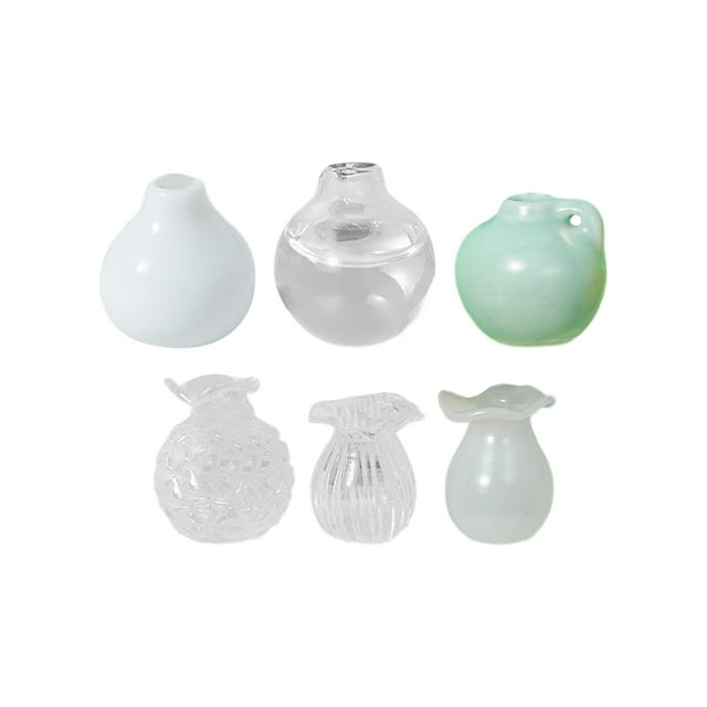Clearance! Vase Magnets Ceramic Vase Refrigerator Magnets 3D Ceramic Flower Vase Cute Plant Vase Fridge Magnets Kitchen Decoration