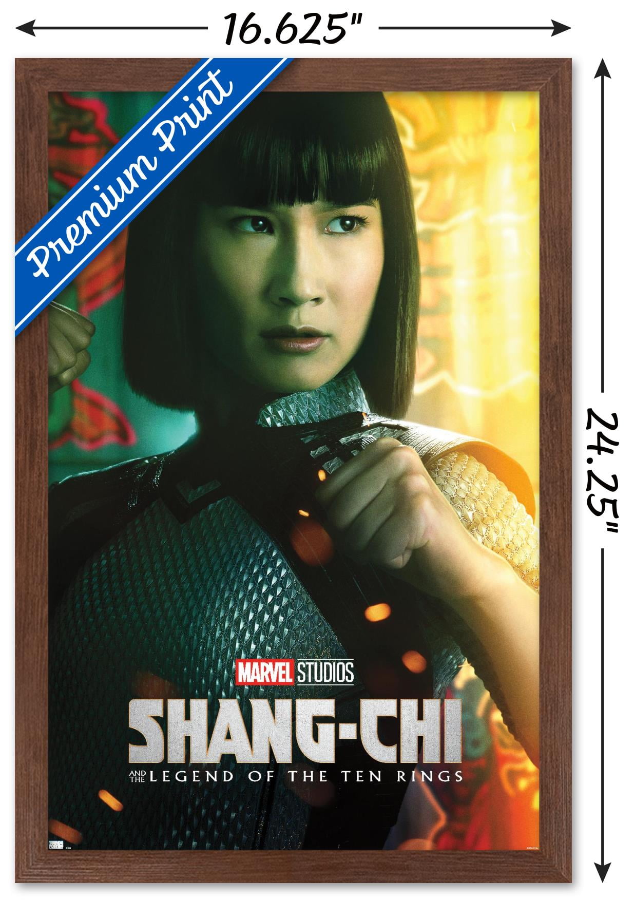 Marvel Shang-Chi and the Legend of the Ten Rings - XiaLing One Sheet Wall Poster, 14.725" x 22.375", Framed