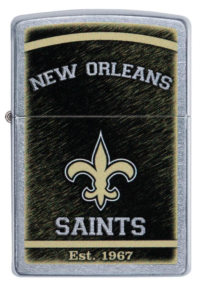 Zippo NFL New Orleans Saints Helmet Street Chrome Windproof Lighter