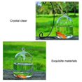 thumbnail image 2 of unique Desk Hanging Fish Tank Bowl with Stand, Small Table Top Glass Fish Bowl Mini Aquarium for Betta Fish, 2 of 3