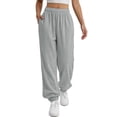 thumbnail image 5 of Sundazz Baggy Sweatpants for Women High Waisted Workout Joggers Comfy Sweat Pants with Pockets, XS-XL, 5 of 9