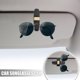 thumbnail image 2 of 2uds Lentes Soporte Clip Coche Visera Gafas Sol Billete  Tono dorado, 2 of 8
