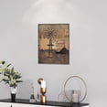 thumbnail image 3 of Farmhouse Old Barn Wall Art Vintage Windmill Wall Decor Rustic Barn Pictures Prints Country Home Windmill Painting Canvas Modern Framed Home Signs Decor for Bathroom Bedroom Living Room 12"x16", 3 of 6