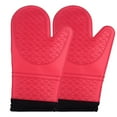 thumbnail image 5 of 1Pc Non-Slip Heat-Insulated Glove Mitten Pot Pad Mat - Microwave Oven Baking Tool, 5 of 8