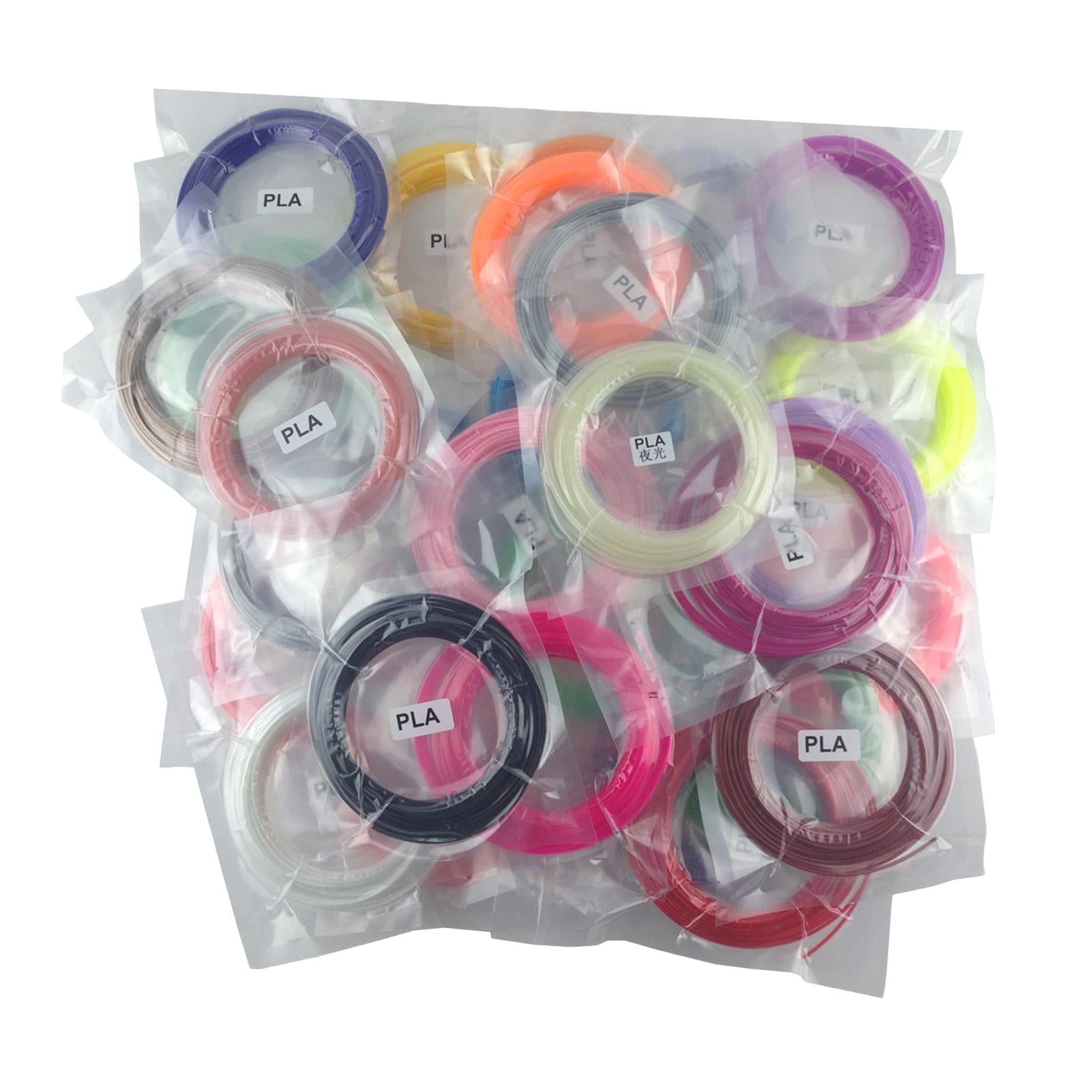 3D Printer Filament Refills Accessory Good Shaping dimensional Accuracy Pla 5m 20 Colors