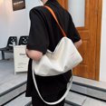thumbnail image 2 of Bolso de moda para mujer, bolso grande para mujer, bolsos de mano, bolso de mano de PU, bolso de hombro (blanco), 2 of 7