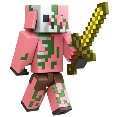 Zombified Piglin Minecraft Build A Portal Action Figure 3 Quot Walmart Com