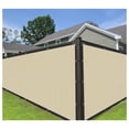 thumbnail image 7 of Privacy Fence Screen 5FT: 5'x50' Privacy Fence with Zipties Beige Heavy Duty Outdoor Fence Cover 150 GSM Privacy Screen for Chain Fence, 7 of 7