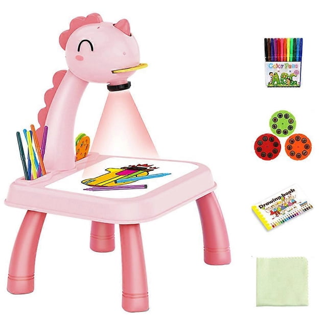 Children Drawing Projector Table Trace and Draw Projector Toy Projection Painting Board Set for Kids Learning Paint Tools