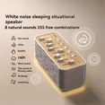 thumbnail image 4 of Haut-Parleur Bluetooth Blanc avec 8 Sons Naturels Mini Haut-Parleur Centre de Musique Fil, 4 of 5