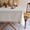 3, variant on Flower Boho Tablecloth Rectangle, Linen Cotton Farmhouse Table Cloths with Tassel for Picnic Camping Dining, White