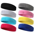 thumbnail image 1 of Diadema de toalla absorbente de sudor para deportes al aire libre, banda para el cabello, banda para la cabeza de yoga y fitness de moda para hombres y mujeres, 1 of 1