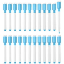 Whiteboard Pen, 0.5-1mm Fine Tip Dry Erase Light Blue Board Markers, 24 Pcs