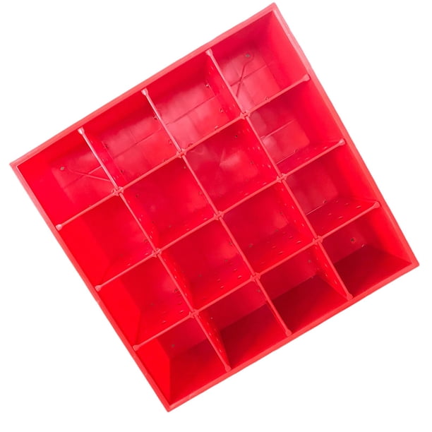 Organizador de toallas de lavado automático, estuche de almacenamiento de toallas de limpieza, práctico montaje en pared Rojo