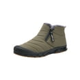 thumbnail image 3 of Lacyhop Womens Winter Boot Casual Snow Boots Plush Lining Warm Shoes Cold Weather Comfortable Ankle Booties Flat Outdoor Army Green 13, 3 of 9