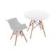 thumbnail image 1 of Mesa Berlin con  Silla Berlin con Descansabrazos para niños (Gris), 1 of 1