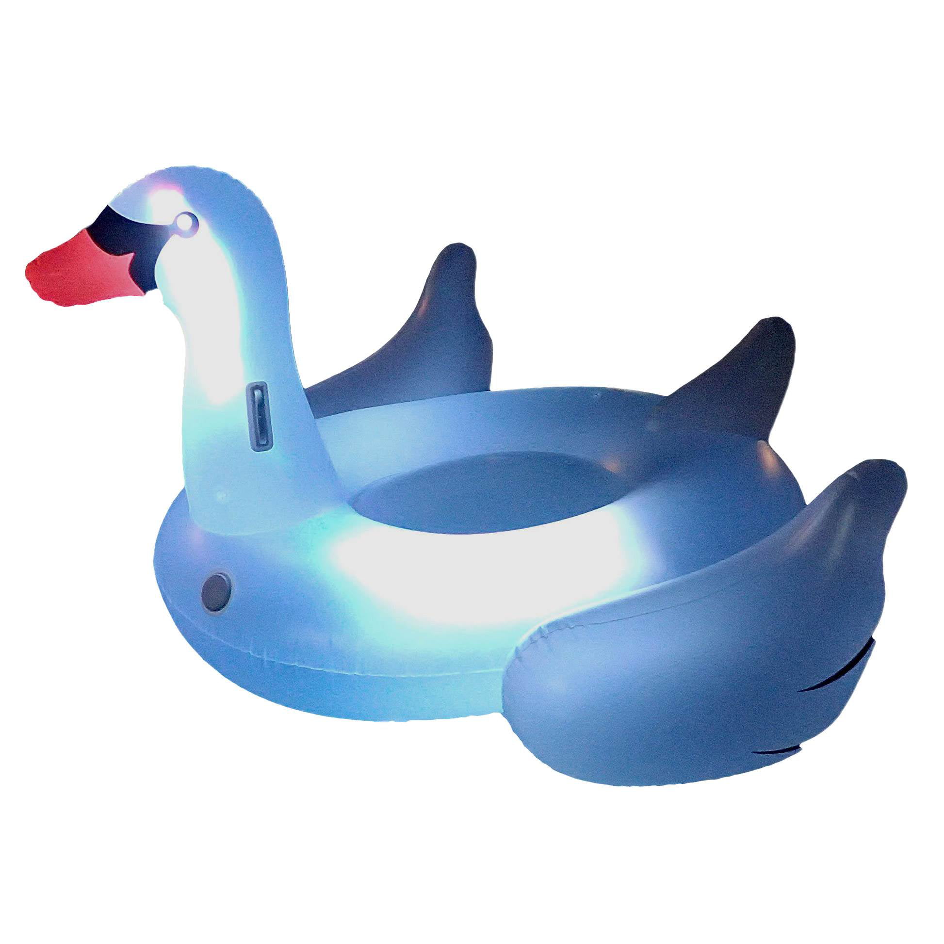 2021春の新作 Swimline Giant LED Light-Up Swan Swimming Pool Float 2-Pack 