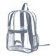 thumbnail image 5 of Mochila Transparente Gris  Unisex Escolar y Conciertos, Resistente y Waterproof, con 2 Compartimentos y Bolsillo para Botella, Ligera, Trendy y Fabricada con Materiales Reciclados, 5 of 5
