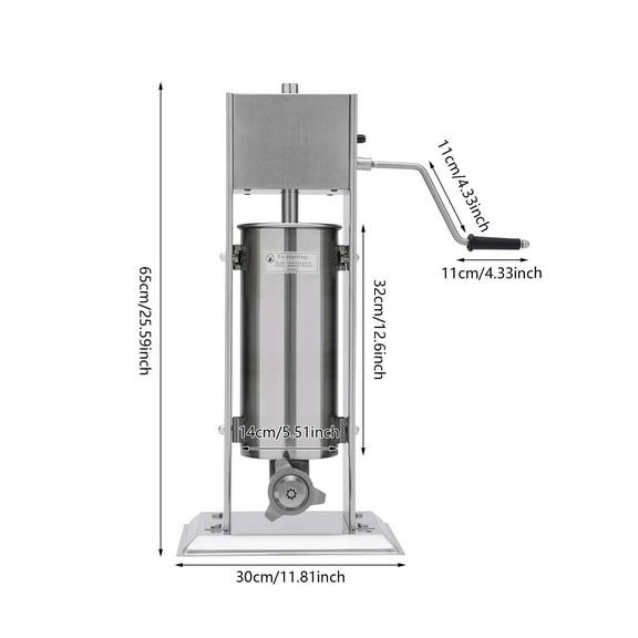 Heavy Duty 5L Commercial Electric Churros Maker Manual Churros Machine with 4 Nozzles for Restaurants