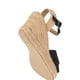 thumbnail image 4 of Sandalia de Plataforma Confort Casual Con Yute Natural Buck Negro Para Mujer Platonia  CLARA-01-NEGRO, 4 of 8