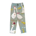 thumbnail image 4 of Xecao Cute Farm Birds Women's Straight Lounge Pajama Pants: The Epitome of Relaxed Sleepwear, 4 of 9