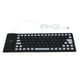thumbnail image 1 of Teclado de Silicona Sincero con cable USB Portátil liviano para PC negro, 1 of 10