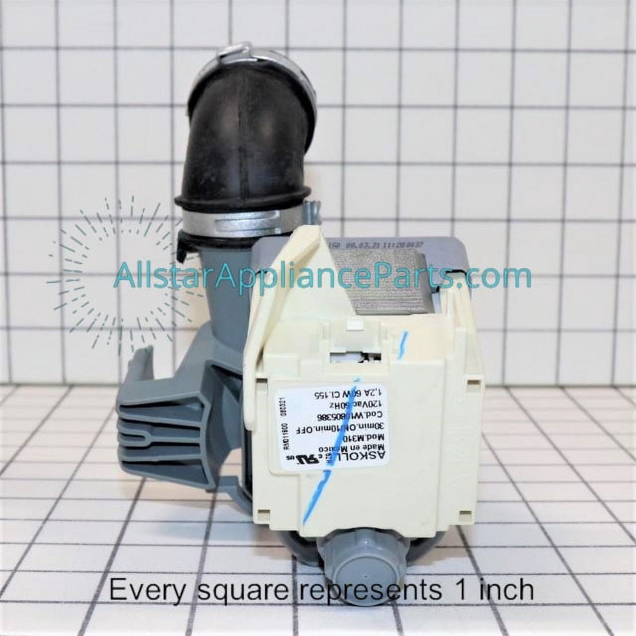 Whirlpool Dishwasher Circulation Pump W11612326