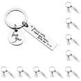 thumbnail image 3 of Riwesomey Keychain Couple Gifts Art Crafts Hanging I Need Design Me You Key-ring Here Pendants With for Boyfriends Husband Father Supplies Type1 NO1, 3 of 6