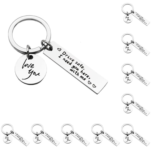 Kenally Keychain Couple Gifts Art Crafts Hanging I Need Design Me You Key-ring Here Pendants With for Boyfriends Husband Father Supplies Type1 NO1