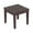 Dark Brown, variant on Shoreside Modern 18" Side Table,White