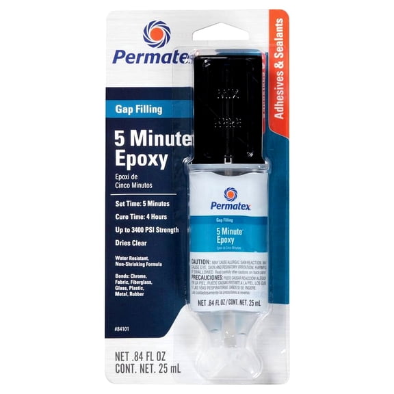 Permatex 5 Minute Gap Filling Clear Epoxy - 84101