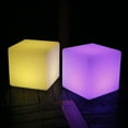 thumbnail image 1 of HydreachCA LED Cube Wall Light PE Material Remote Control Patio Pool, 1 of 8