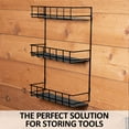 thumbnail image 6 of Easy-Up 3 Tier Wire Basket Rack | Ideal Horse Stable Organizer | Color Black, 6 of 9