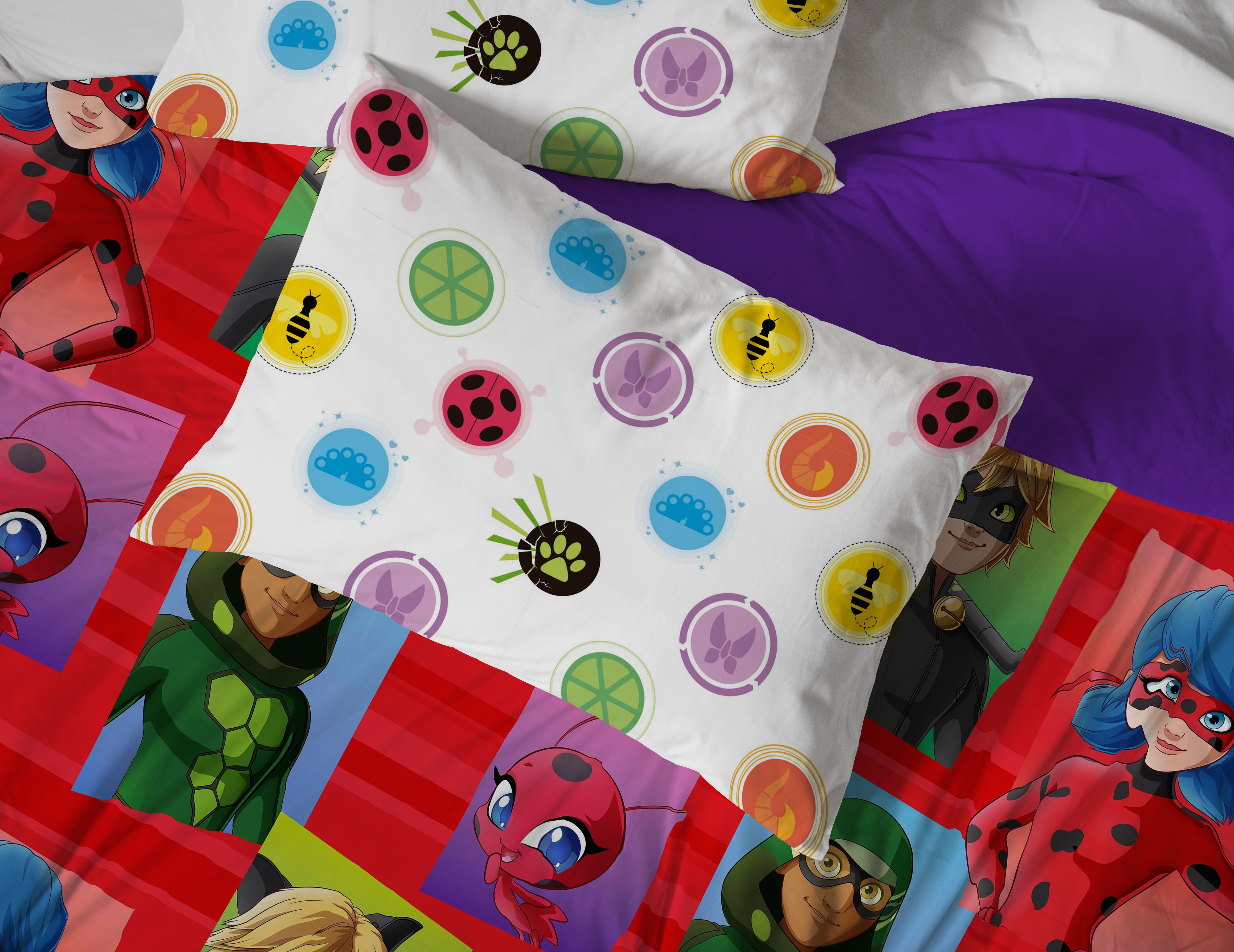 Ladybug crib top set walmart