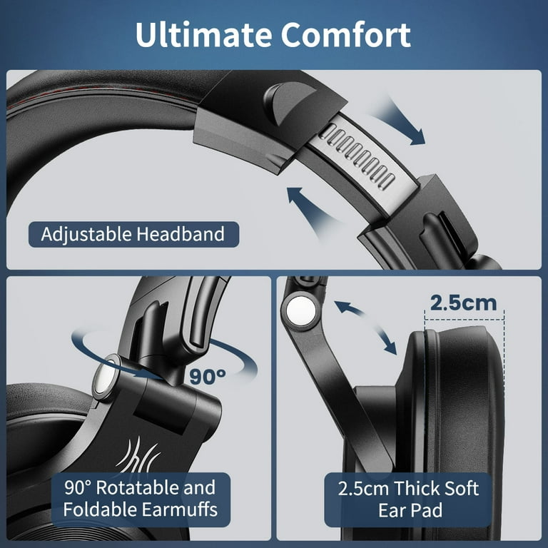 Cavo per cuffie OneOdio A71 con Aux da 3.5 mm e microfono, 1.2 m