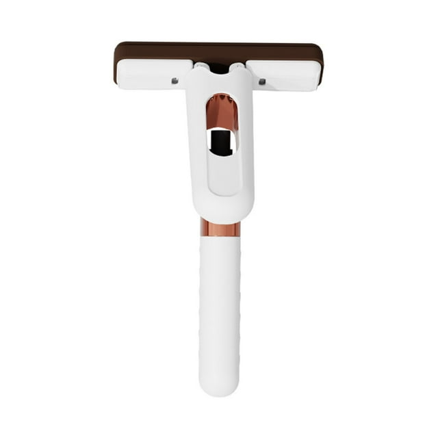 Éponge de Nettoyage pour Bureau, Vadrouille / Écran en Verre 27x15,5 cm et Raclette de Table / Sans Lavage à la Main, Conception à Pression Rapide, Éponge Absorbante Multi‐surface pour un Nettoyage Facile