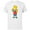 White, variant on The Simpsons Bart Simpson Rude Mouth - Short Sleeve Cotton T-Shirt for Adults - Customized-Navy