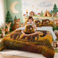 thumbnail image 3 of Erosebridal Elephant Twin Bedding for Boys Girls, Baby Elephants Bedding Comforter Set, Gray Reversible 7pcs, 3 of 6