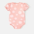 thumbnail image 2 of Disney Minnie Mouse Baby Girls Bodysuits Ruffled Sleeve Graphic Onesies Romper Gifts Pink Sizes 0/3M-18M, 2 of 6