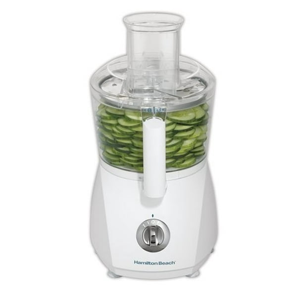 Hamilton Beach 70610 500Watt Food Processor, Standard Packaging, White