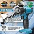 thumbnail image 4 of Cordless Hot Air Machine Rechargeable Heating Equipment Temperatures Adjustable Tools Compatible For 18V Lithium Battery, 4 of 6