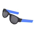 thumbnail image 4 of Mujeres Hombres Gafas de Sol Cuadradas Gafas Rollo Lente Plegable para Conductor Ciclismo Deportes Al Aire Libre Azul Macarena Gafas de sol plegables, 4 of 8