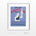 thumbnail image 1 of Don't Fear Cancer Fight It Vintage Government Wall Art, Works Project Administration, 1 of 3