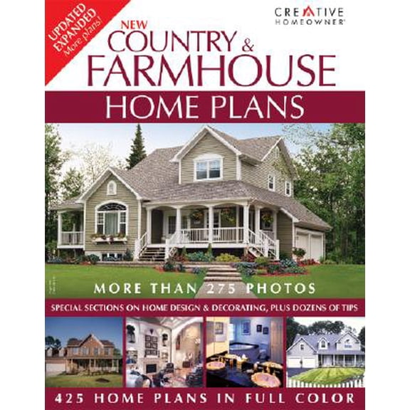 New Country & Farmhouse Home Plans